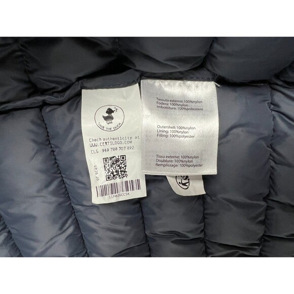 Save The Duck Kids Hooded Ultra Light Jacket Puffer Ski Coat Size 12 PlumTech - Picture 14 of 16